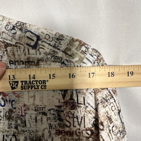 Jagger Men’s News Stand Styled Rare Men’s Short Sleeve Button Up Shirt - Picture 5 of 7